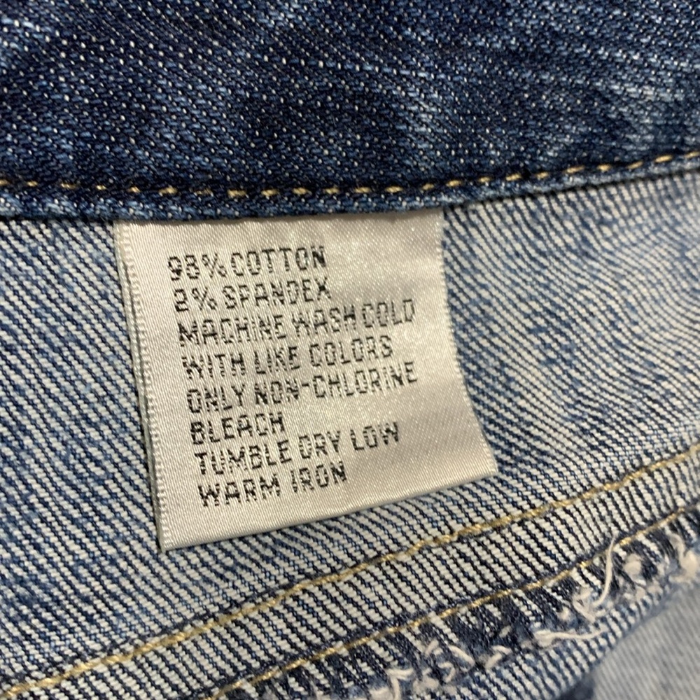 Talbots Jeans Capris Pants 10 Blue Stretch 4-Pockets Cotton Spandex - Picture 12 of 12